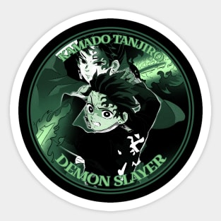 Tanjiro Kamado and Yoriichi Tsugikuni Sticker